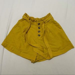 American Eagle Outfitters Mustard Yellow Shorts
